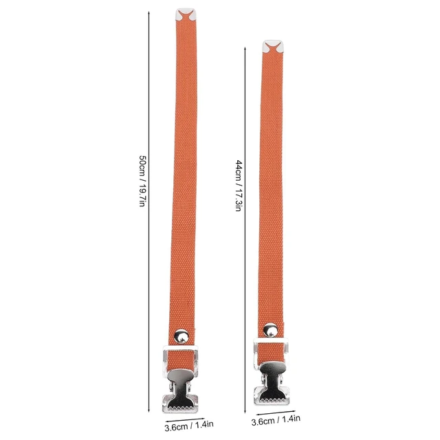 Alt view image 6 of 7 - Drywall Stilts Straps, Flexible Nylon Aluminum Alloy Buckle Adjustable Foot Band Replacement Kit with for Stilts (Brown)
