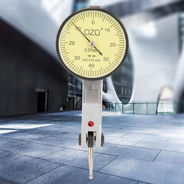 Alt view image 6 of 7 - Dial Test Indicator, 0-0.8mm 0.01mm Test Dial Indicator with Dovetail Clamp ans Storage Case, Aluminum Professional Dial for Mechanical Measurement