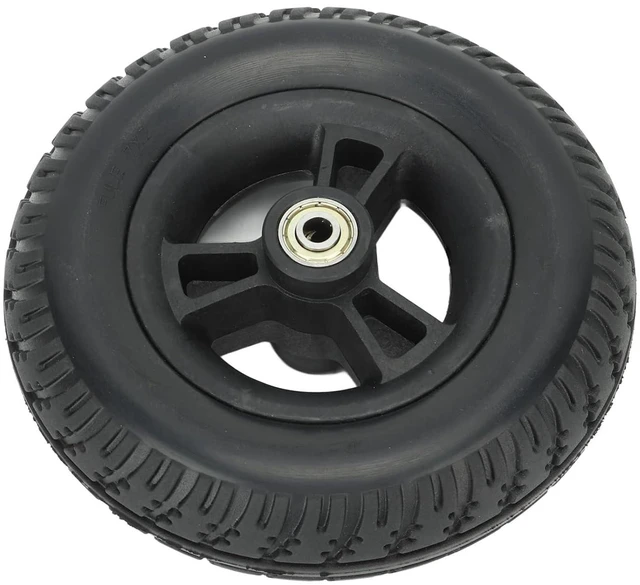 Main image of Non Slip 7in Solid PU Wheelchair Wheel Replacement, Strong Bearing Capacity