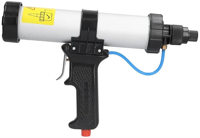 Alt view image 3 of 7 - Pneumatic Caulk, Air Power Caulk Guns Heavy Duty Lightweight with Air Pressure Regulator for Building Decoration