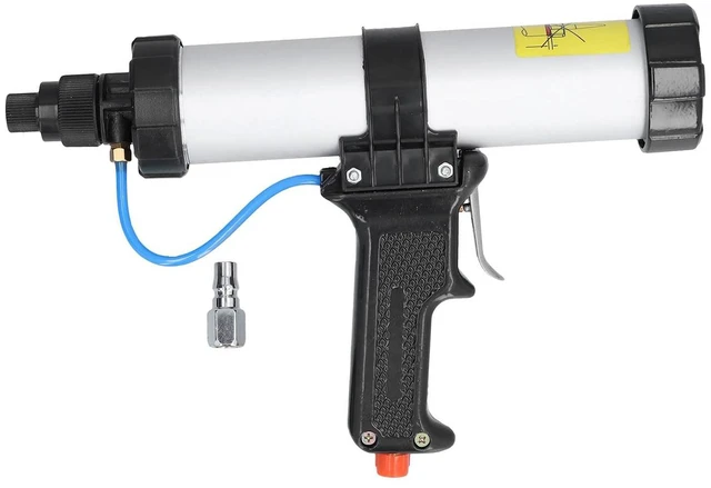 Alt view image 6 of 7 - Pneumatic Caulk, Air Power Caulk Guns Heavy Duty Lightweight with Air Pressure Regulator for Building Decoration