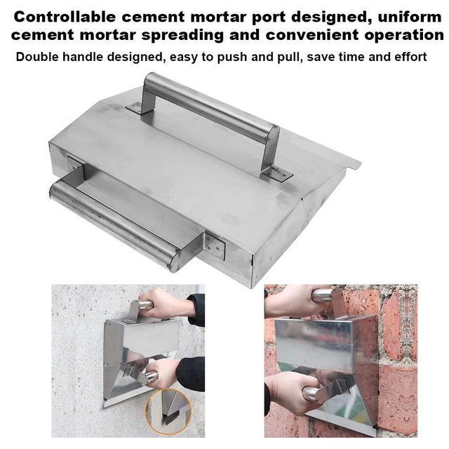 Alt view image 7 of 7 - Plastering Trowel, Corner Trowel, for Concrete Dry Lining