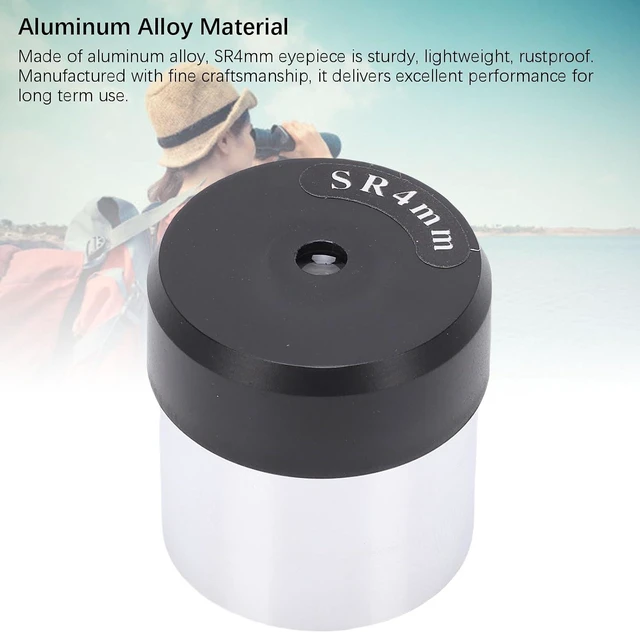 Alt view image 7 of 7 - 1.25 Inch SR4mm Eyepiece Telescope Accessory, Aluminum Alloy, Optical Glass, 31.5mm Interface Size, Ramsden Eyepiece, 4mm Magnification Length