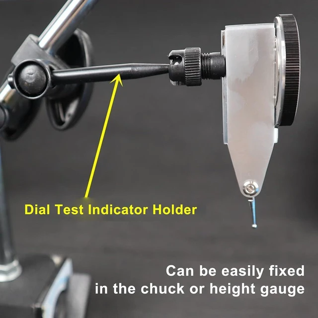 Alt view image 2 of 7 - Dovetail Indicator Holder, 8x70mm Dial Test Indicator Holder, Universal Dovetail Indicator Arm with Swivel Joint for Power Milling Machine Accessories