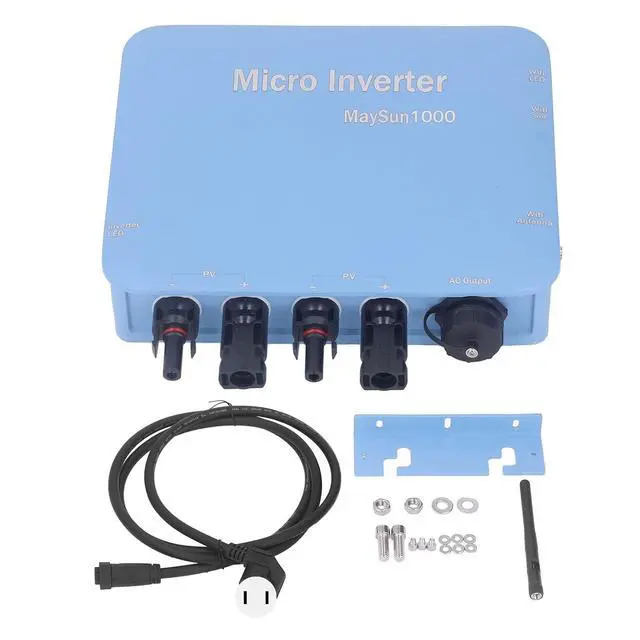 Alt view image 7 of 7 - Micro Inverter, 120V 230V Solar Grid Tie Inverter IP65 DC to AC Control, Pure Sine Waving Inverter, MPPT Solar Input 20V-60V Output 80V-280V, for Solar System