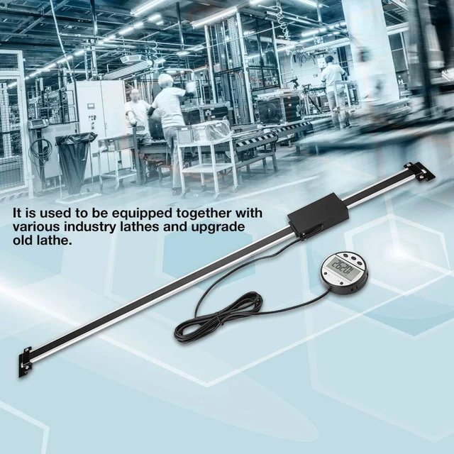 Alt view image 2 of 7 - 0-600mm Digital Linear ScaleDigital Readout Kit Remote Linear Scale DRO Linear Scalefor Milling Machines Lathes