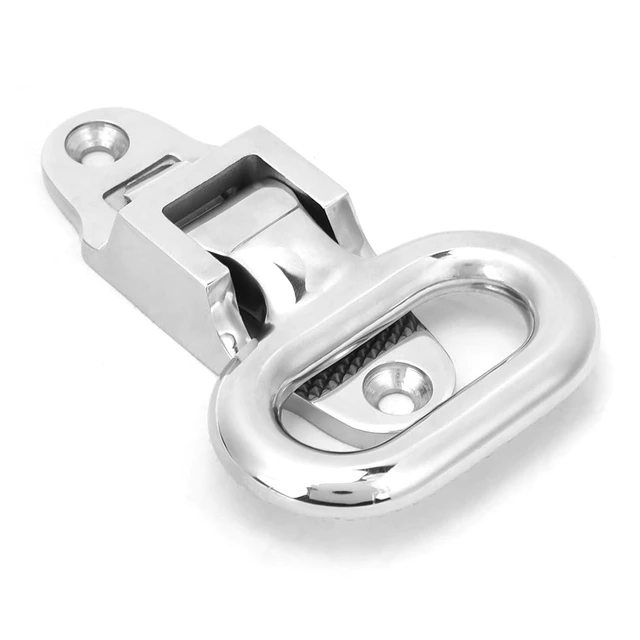Alt view image 7 of 7 - Boat Transom Step,Hardware Transom Step,Stainless Steel Folding Boat Transom Step,Suitable for Ships, Yachts,car, 108 x 81mm