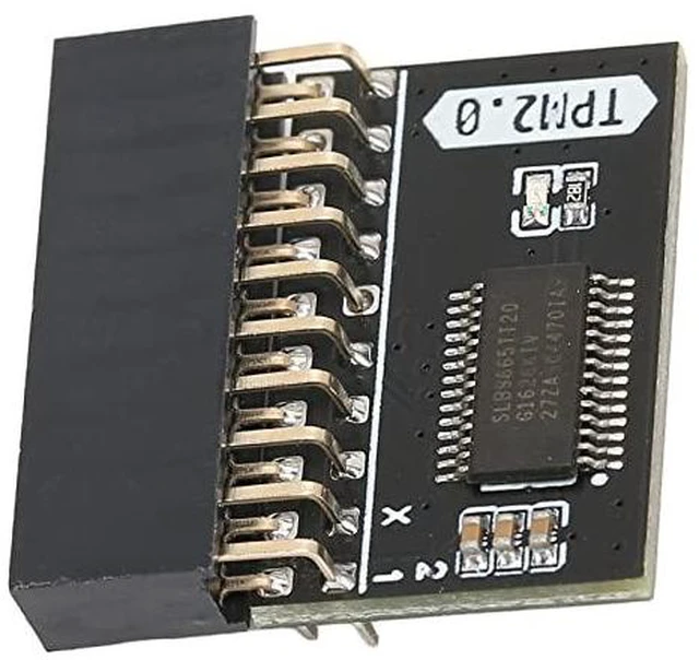 Main image of TPM2.0 Encryption Security Module, GA 20-1 Pin 2 * 10P TPM Remote Card Encryption Security Board, Compatible with 2.0 System, for for