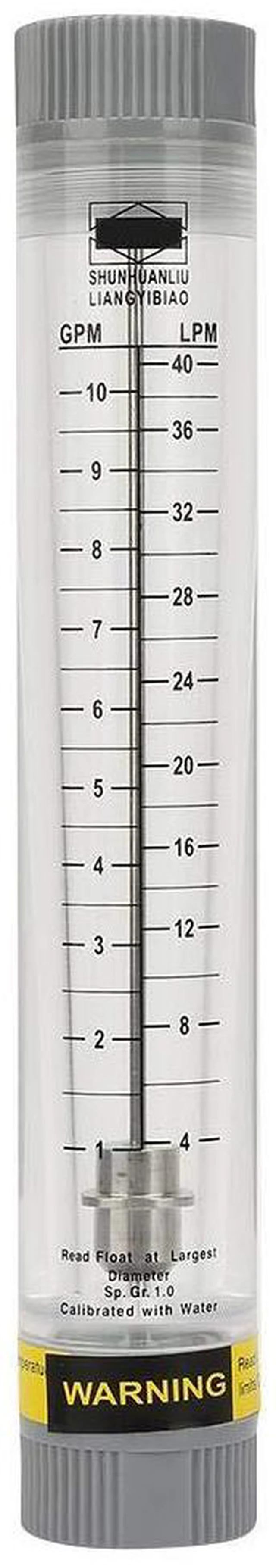 Main image of G3/4inch Female Water Liquid Flowmeter,1-10GPM Tube Cylindrical Panel Type Meter,LZM-20G Flowmeter Instrument