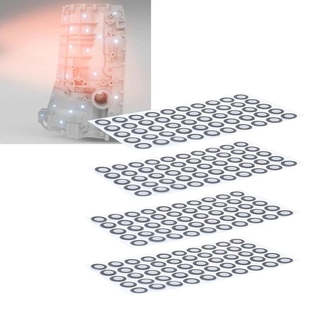 Alt view image 5 of 7 - 3D Scanning Markers, 500 Pcs ID 6mm OD 10mm Reflective Tracking Dots with, Adhesive Foils, for 3D Scanners in Motion Capturing Fields
