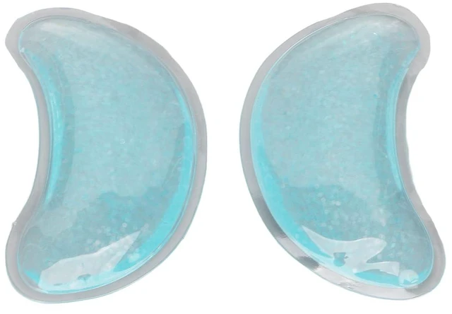 Alt view image 7 of 7 - Gel Eye Pad, Reusable Cooling Eye Pads Gel Eye Mask Under Eye Gel Pads Hot Cold Treatment for Eye Strain Eye Swelling Eye Redness