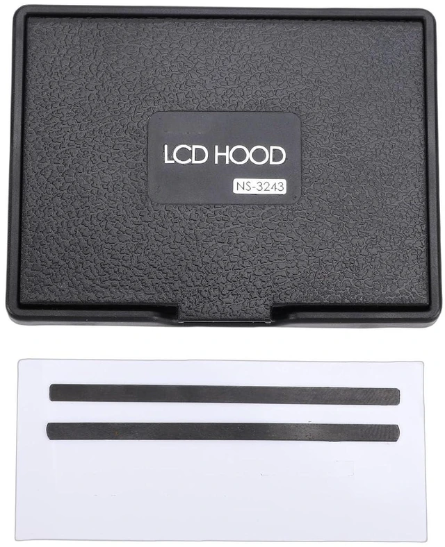 Alt view image 7 of 7 - LCD Hood for 3.2 Inch Camera Screen, Magnet Sunshade Cover with Quick Disassembly, Blocks Strong Light, Fits D6 D750 D500 A7 A9 RX100 Series 5D2 7D 50D