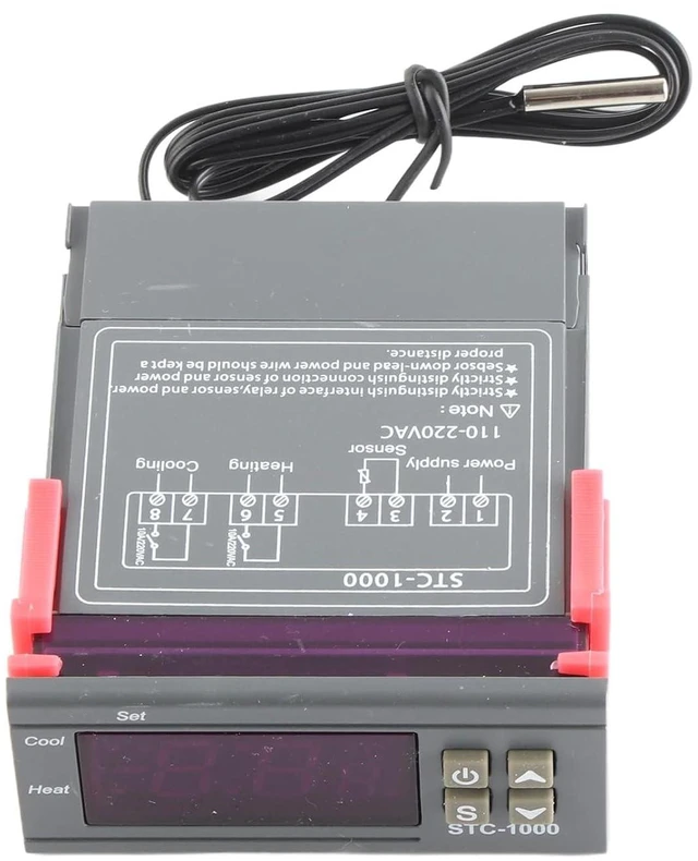 Alt view image 6 of 7 - Digital Temperature Controller, Auto Switching Cooling Control Machine -50~110 Easy for Monitoring (AC110~220V)