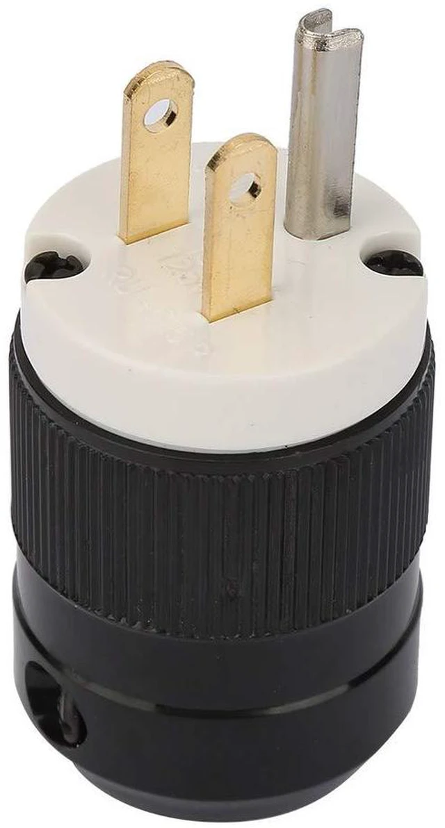 Alt view image 2 of 7 - Plug Replacement, 125V 50 to 60HZ 3 Poles Male Plug, Heavy Duty Professional US 3 Prong Plug Replacement, Convenient to use(15A 125V)