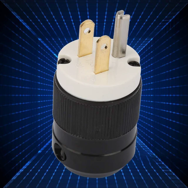 Alt view image 4 of 7 - Plug Replacement, 125V 50 to 60HZ 3 Poles Male Plug, Heavy Duty Professional US 3 Prong Plug Replacement, Convenient to use(15A 125V)
