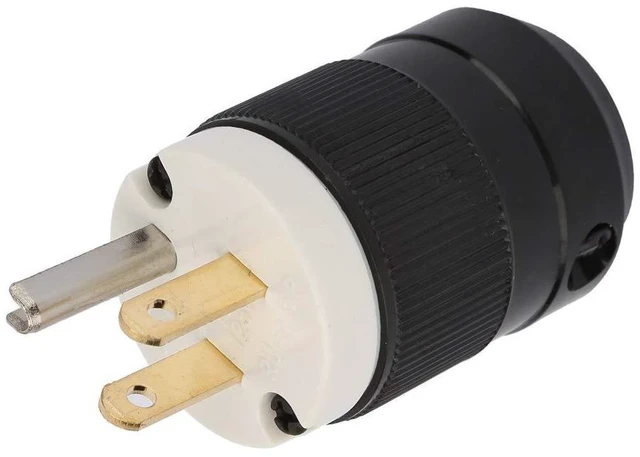Alt view image 7 of 7 - Plug Replacement, 125V 50 to 60HZ 3 Poles Male Plug, Heavy Duty Professional US 3 Prong Plug Replacement, Convenient to use(15A 125V)