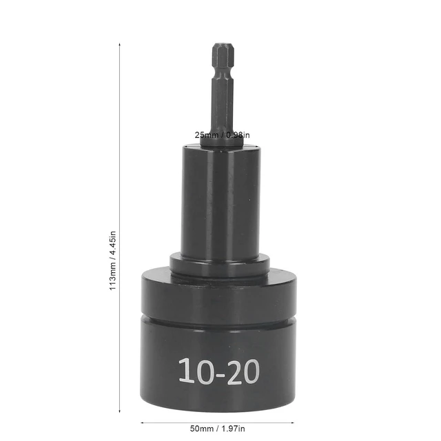 Alt view image 4 of 7 - Easier Capping with Rubber Pad, Metal and Rubber Electric Capping Machine Bit for 10-20mm Bottle Covers, Simple to Install