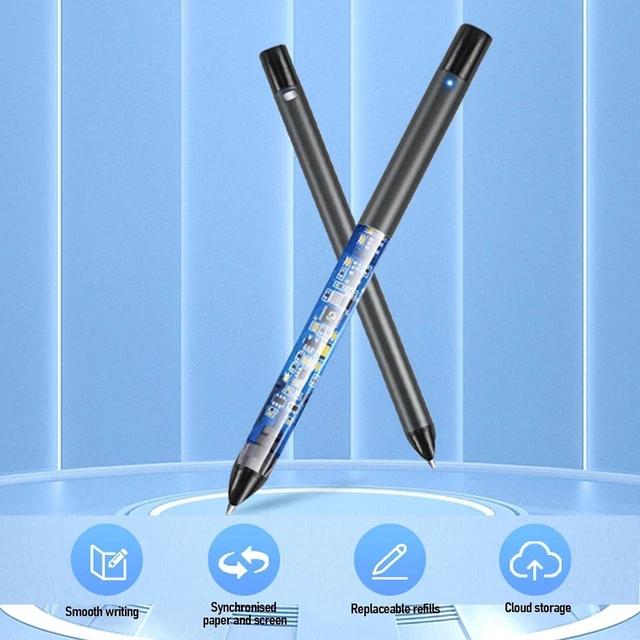 Alt view image 7 of 7 - 3 in1 Digital Smart Pen, Smartpen Notebook Set, Real Time Sync for Digitizing, Bluetooth 5.0 Paper Smart Writing Set, Convert to Text, OCR Technology, for iOS for Android (Black Grey