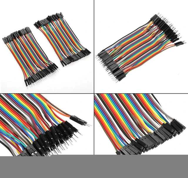 Alt view image 5 of 7 - 3PCS Jumper Wires Kit,10cm Multicolored 40pin Male to Female Male to Male Female to Female Colorful Jumper Wires Kit for Breadboard