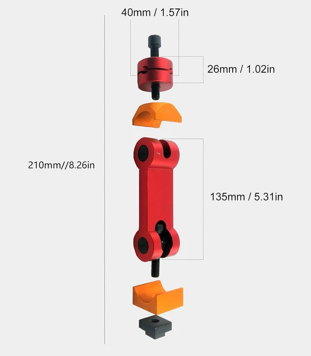 Alt view image 3 of 7 - Adjustable CNC Work Stop Locator with Convenient Adjusting, Accurate Positioning, and Cemented Carbide Material for Mill Machine Workpiece T Slot