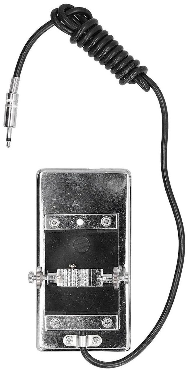 Alt view image 3 of 7 - Morse CW Telegraph, Professional Morse CW Telegraph Straight Key, Stainless Steel CW Telegraph, Morse Communication,HYK4,