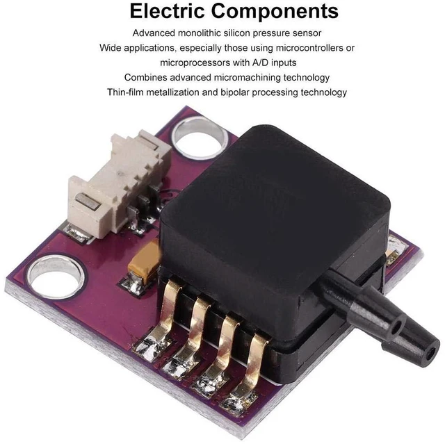 Alt view image 2 of 7 - Pressure Sensor, MPXV7002DP Pressure Sensor Board Transducer APM2.5 Electric Components