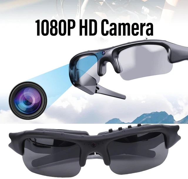 Alt view image 4 of 7 - 1080P Camera Glasses Intelligent Anti Shake, Broad Filming Perspective with 4 Quick Buttons, Timelapse Recording, Phone Connectivity, Polarized Lens