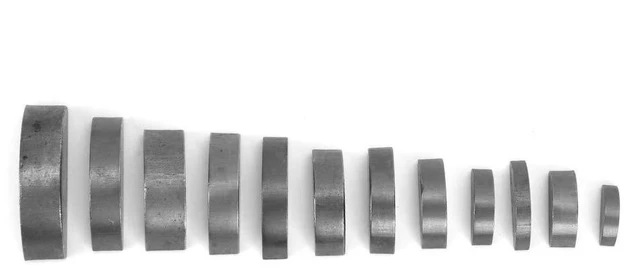 Alt view image 5 of 7 - 21 Kinds of Woodruff Key,135 Pcs Woodruff Key Assortment Kit,Flywheel Pulley Crank Way Key Assortment Kit,Made of fine Material of Long Service Life and Good Durability