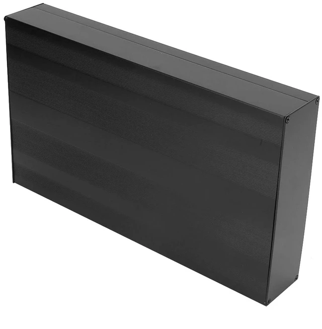 Alt view image 2 of 7 - Electronic Project Case,50 * 178 * 300mm Aluminum Alloy DIY Wiring Enclosure Instrument Case,Sand Blasting Heatsink Circuit Board PCB Cooling Box