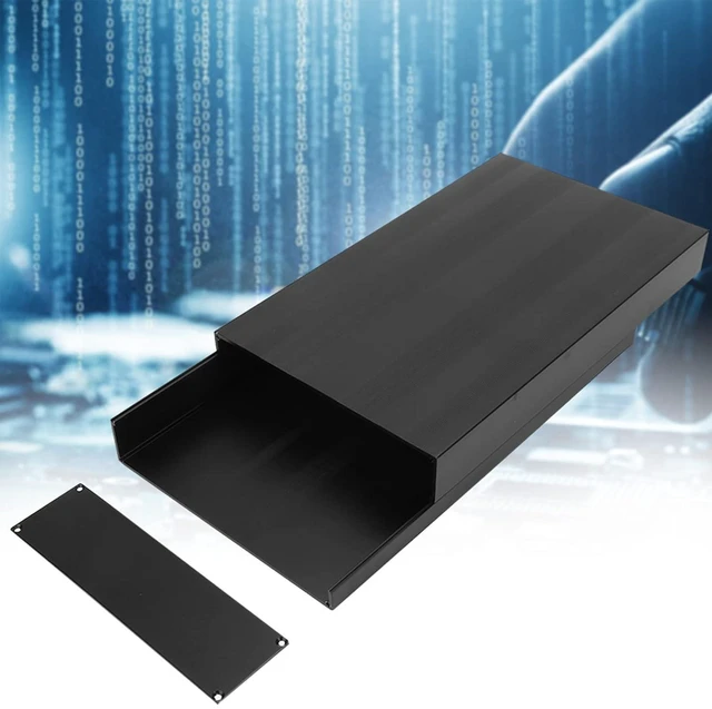 Alt view image 5 of 7 - Electronic Project Case,50 * 178 * 300mm Aluminum Alloy DIY Wiring Enclosure Instrument Case,Sand Blasting Heatsink Circuit Board PCB Cooling Box