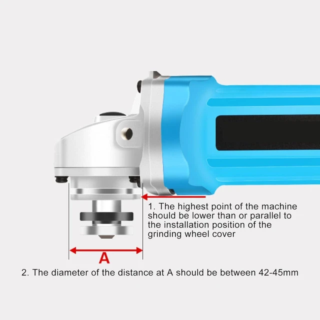 Alt view image 6 of 7 - Angle Grinder Stand, Angle Grinder Fixed Bracket Polishing Machine Conversion Cutting Machine Table Saw, Adjustable 45 Degree Clamp with Protective Cover
