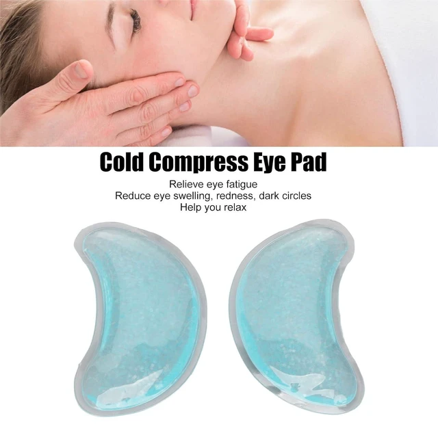 Alt view image 2 of 7 - Gel Eye Pad, Reusable Cooling Eye Pads Gel Eye Mask Under Eye Gel Pads Hot Cold Treatment for Eye Strain Eye Swelling Eye Redness