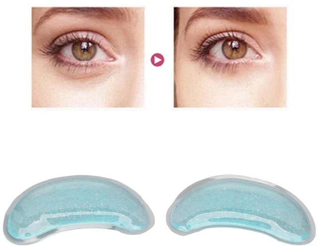 Alt view image 4 of 7 - Gel Eye Pad, Reusable Cooling Eye Pads Gel Eye Mask Under Eye Gel Pads Hot Cold Treatment for Eye Strain Eye Swelling Eye Redness