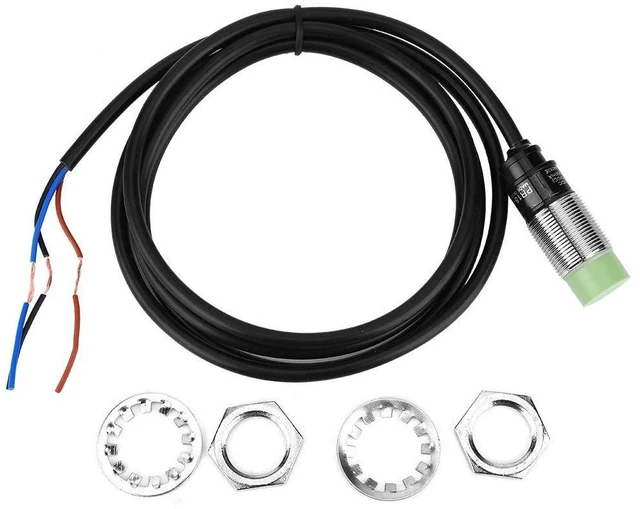 Main image of Proximity Switch,3-Wire NO NPN Inductive Sensor,10~30VDC Hall Proximity Switch,ElectroMagnetic Induction, 8mm Detection Distance