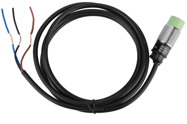 Alt view image 3 of 7 - Proximity Switch,3-Wire NO NPN Inductive Sensor,10~30VDC Hall Proximity Switch,ElectroMagnetic Induction, 8mm Detection Distance