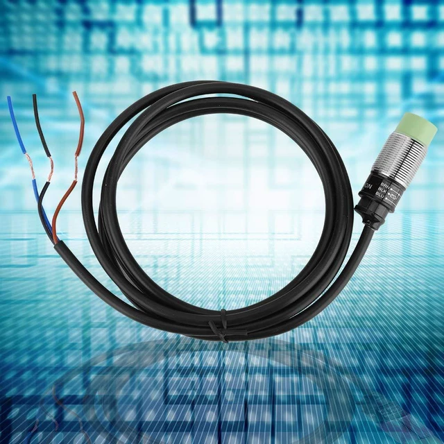 Alt view image 5 of 7 - Proximity Switch,3-Wire NO NPN Inductive Sensor,10~30VDC Hall Proximity Switch,ElectroMagnetic Induction, 8mm Detection Distance