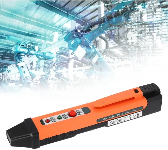 Alt view image 7 of 7 - High Sensitivity Magnetic Pole Pen, Sensitive Probe Magnetic Pole Identifier, Small And Light Magnetic Pole Pen, 2 x AAA 1.5V