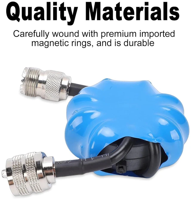 Alt view image 4 of 7 - Shortwave Choke Magnetic, Effectively Blocks Common Mode Current with Imported Ferrite Magnetic for HF Shortwave Radio 1.8 30MHz 200W Power