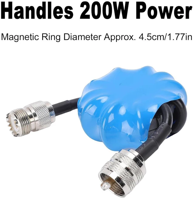Alt view image 6 of 7 - Shortwave Choke Magnetic, Effectively Blocks Common Mode Current with Imported Ferrite Magnetic for HF Shortwave Radio 1.8 30MHz 200W Power