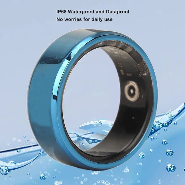 Alt view image 2 of 7 - Smart Ring Health, IP68 Sleep Quality Monitoring Fitness Smart Ring, Ceramic Stainless Magic Wearable Device Universal Ring for iOS and for Android
