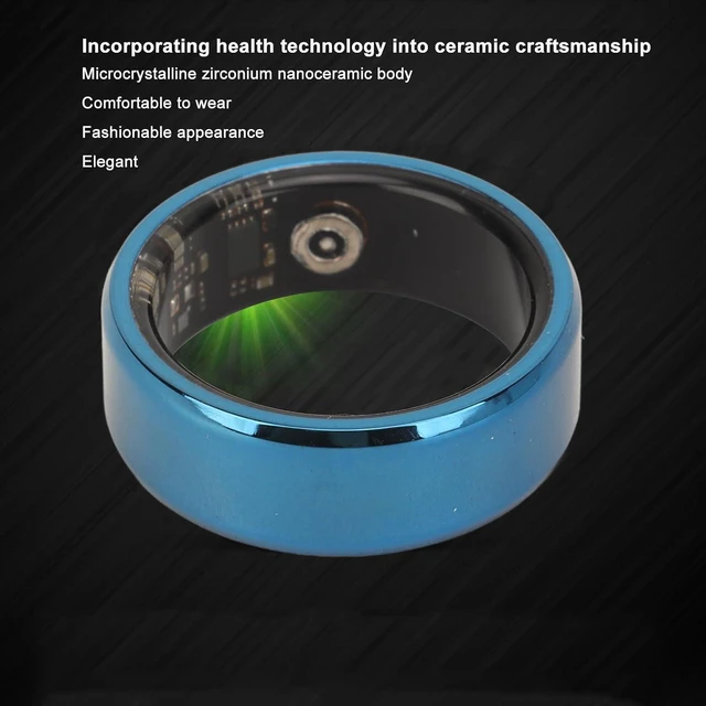 Alt view image 4 of 7 - Smart Ring Health, IP68 Sleep Quality Monitoring Fitness Smart Ring, Ceramic Stainless Magic Wearable Device Universal Ring for iOS and for Android