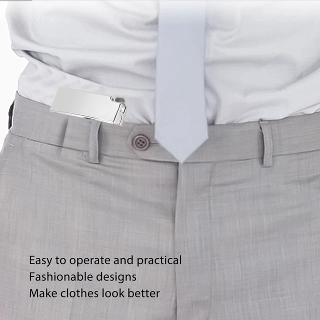 Alt view image 2 of 7 - Waistband Tightener, Adjustable Waist Buckle Multi Function ABS Clip Buckle for Pants Waist, Waist Tightener Clip for Dresses Pants Jeans Skirts Sleeves (Silver)