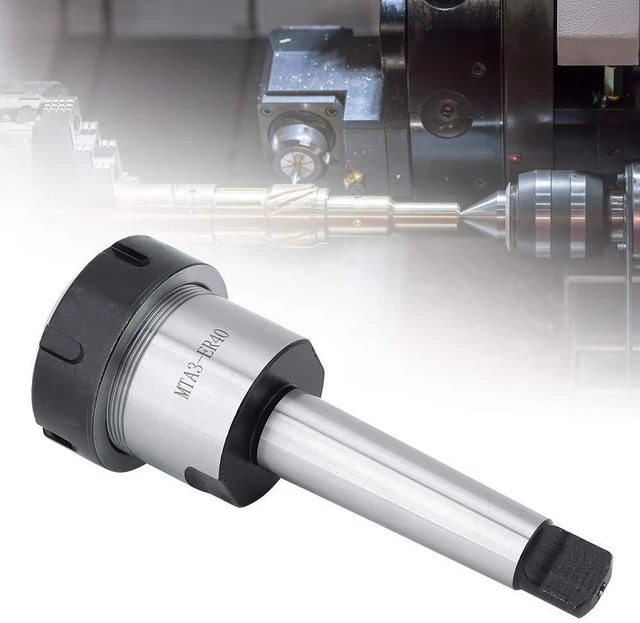 Alt view image 6 of 7 - MTA3 ER40UM Morse Taper Collet Chuck Holder,3-26mm Carbon Steel Collet Chuck Holder,High Precision,High Hardness, And Wear-Resistant,For All Kinds Of Milling Machine Processing