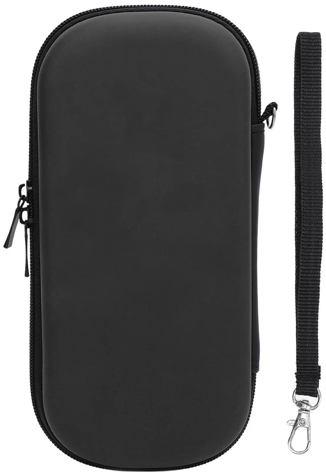 Alt view image 4 of 7 - Hard Case for 3000 Game Console, Black, EVA Shell, Game Console Case with Pockets, Wrist Strap, Two Way Zipper