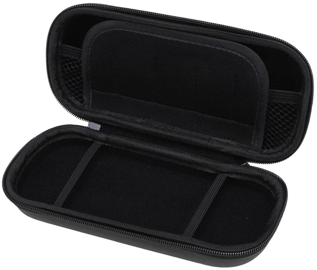 Main image of Hard Case for 3000 Game Console, Black, EVA Shell, Game Console Case with Pockets, Wrist Strap, Two Way Zipper