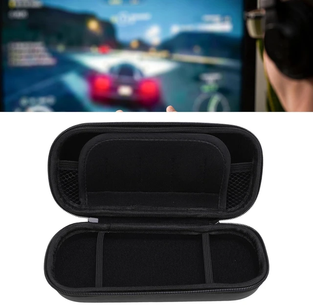 Alt view image 7 of 7 - Hard Case for 3000 Game Console, Black, EVA Shell, Game Console Case with Pockets, Wrist Strap, Two Way Zipper