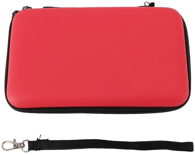 Alt view image 7 of 7 - Game Console Hard Shell Case, Portable with 8 Game Slot Inner Pocket, Water Travel Protective Case for New 3DS XL, for New 3DS XL, for New 2DS XL (Red)