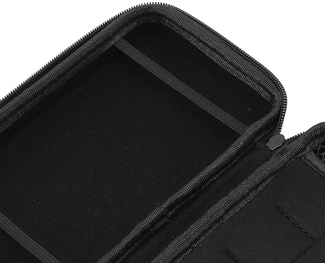 Alt view image 6 of 7 - Game Console Hard Shell Case, Portable with 8 Game Slot Inner Pocket, Water Travel Protective Case for New 3DS XL, for New 3DS XL, for New 2DS XL (Red)