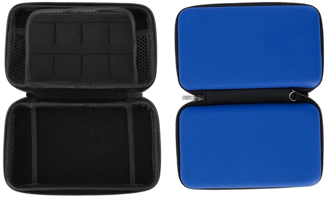 Alt view image 4 of 7 - Game Console Hard Shell Case, Portable with 8 Game Slot Inner Pocket, Water Travel Protective Case for New 3DS XL, for New 3DS XL, for New 2DS XL (Blue)