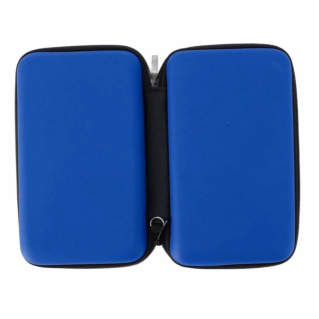Alt view image 5 of 7 - Game Console Hard Shell Case, Portable with 8 Game Slot Inner Pocket, Water Travel Protective Case for New 3DS XL, for New 3DS XL, for New 2DS XL (Blue)